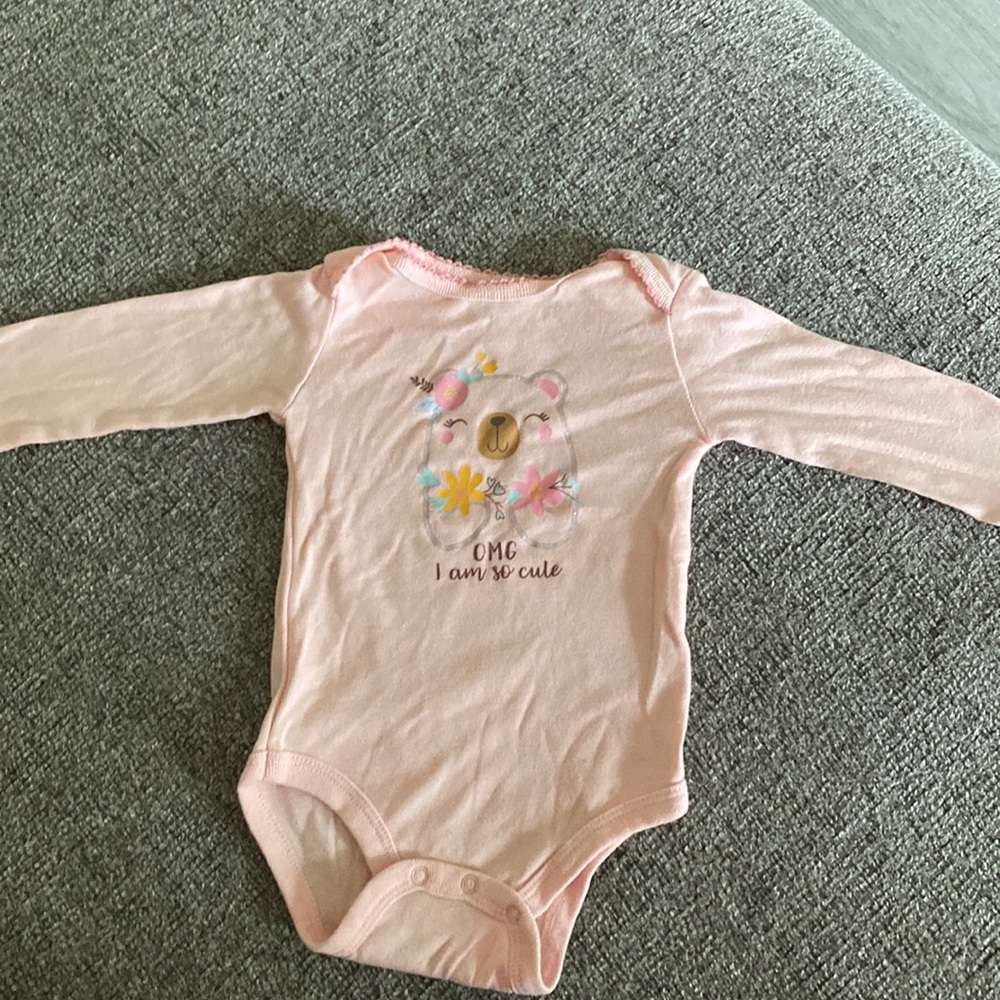 Pink longsleeve onesies